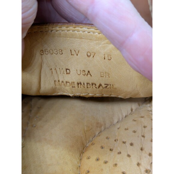 Sandro Moscoloni Leather Slip On Loafer Tan  Men Size  11.5 D